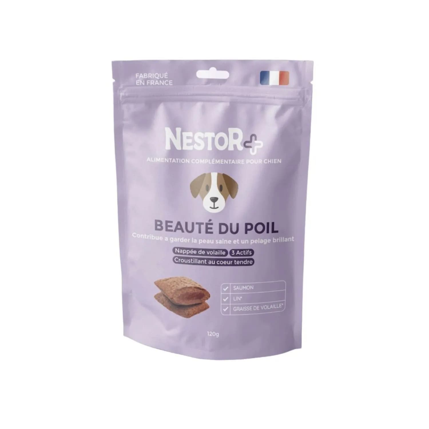 Aliment Complémentaire Pour Chien Beauté Du Poil Bio NESTOR BIO