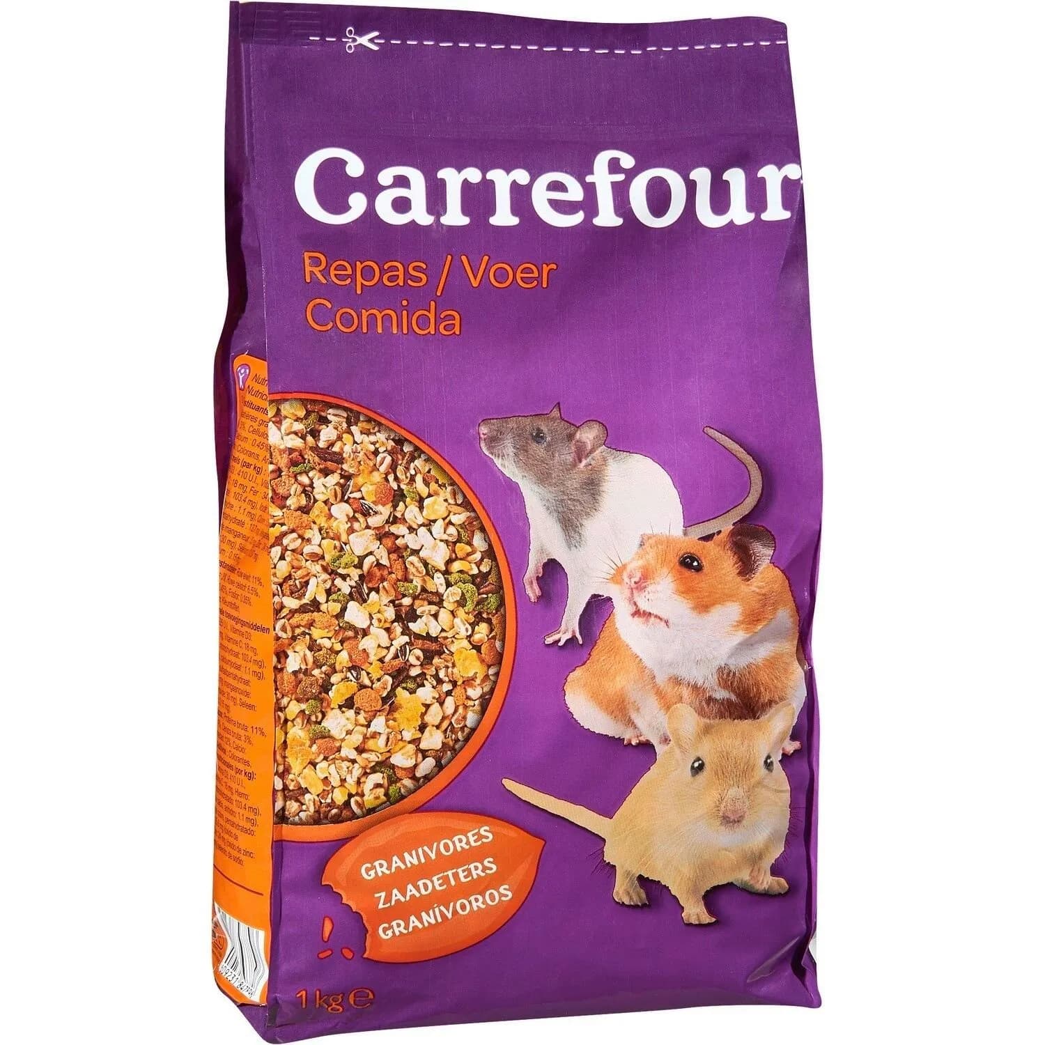 Aliment Complet Pour Petits Rongeurs CARREFOUR