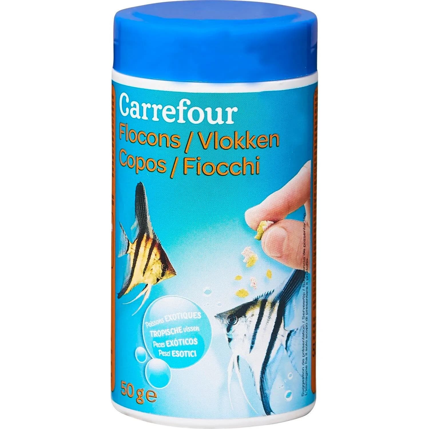 Aliment Flocons Complet Pour Poissons Exotiques Vitalive CARREFOUR COMPANINO