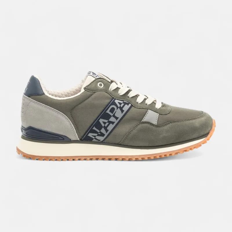 Baskets Homme kaki
