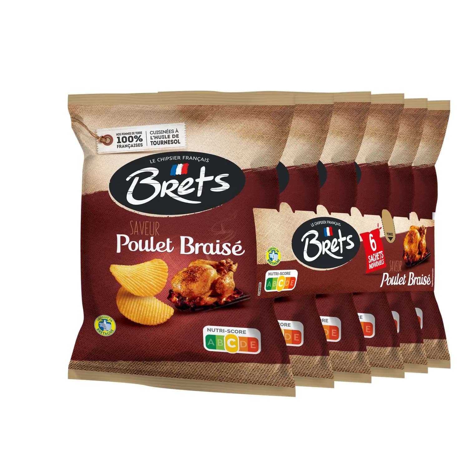 Chips poulet braisé BRET'S