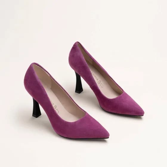 Escarpins VIOLET CUIR SAN MARINA
