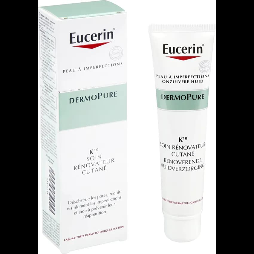 Eucerin Dermopure K10: Peau Lisse & Nette. Soin Rénovateur
