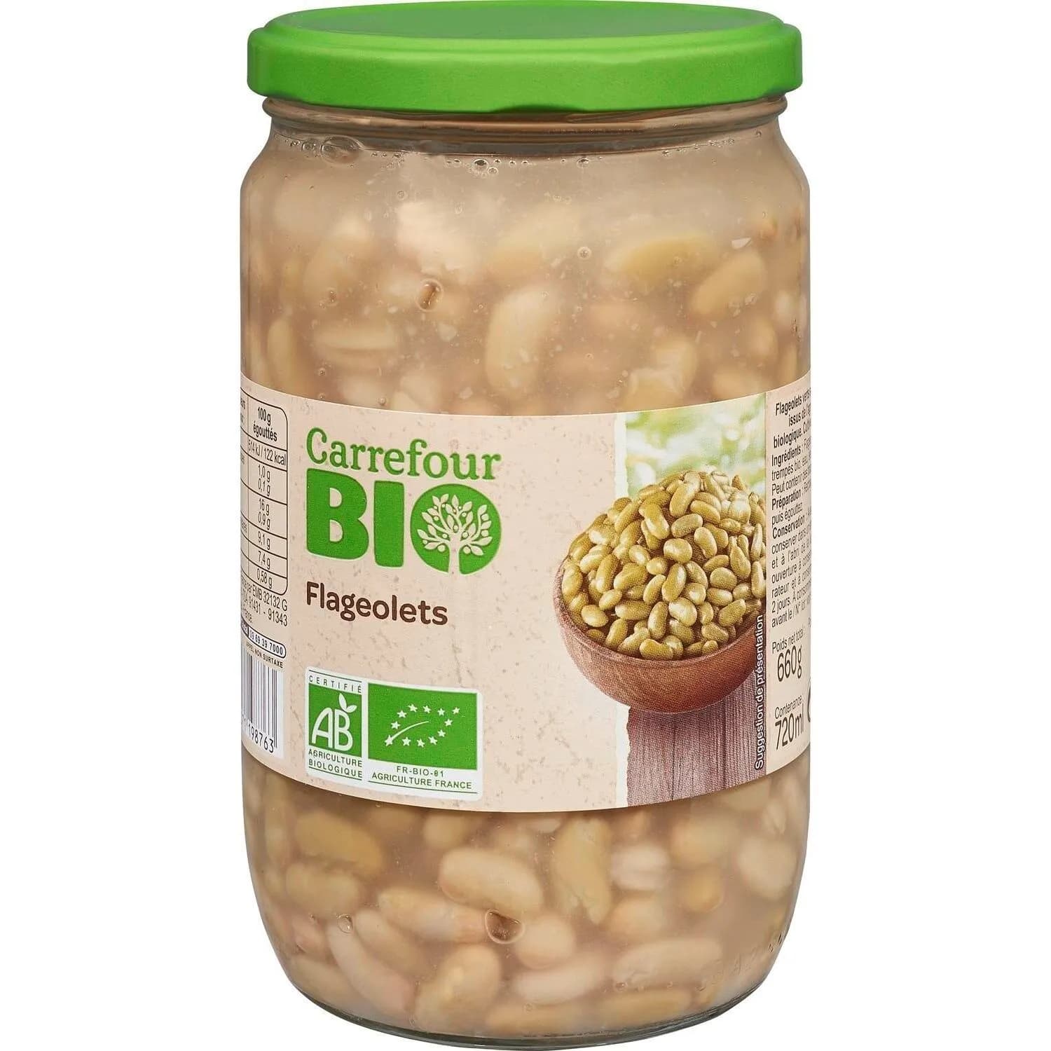 Flageolets Bio CARREFOUR BIO