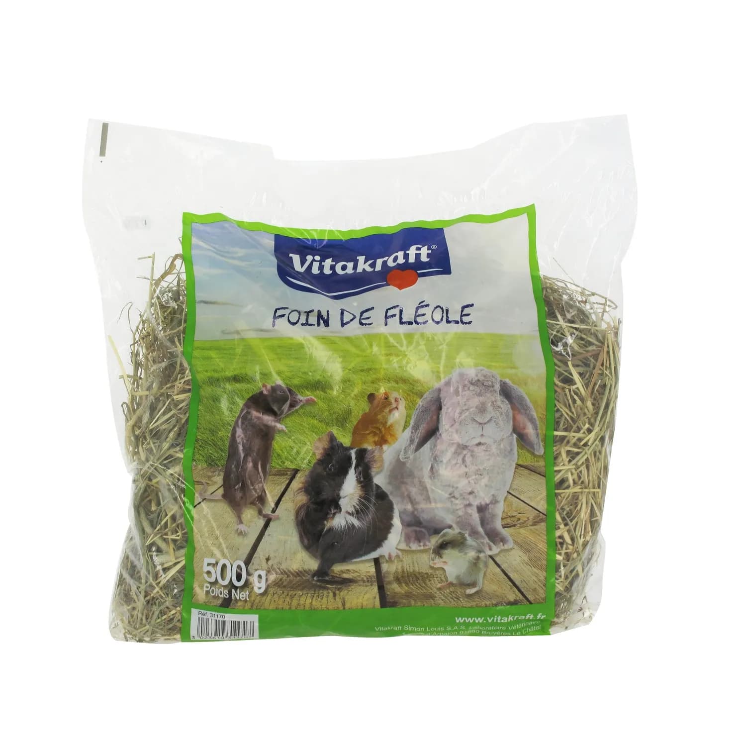 Foin De Fléole Pour Chinchilla Cochon d'Inde Hamster Lapin VITAKRAFT