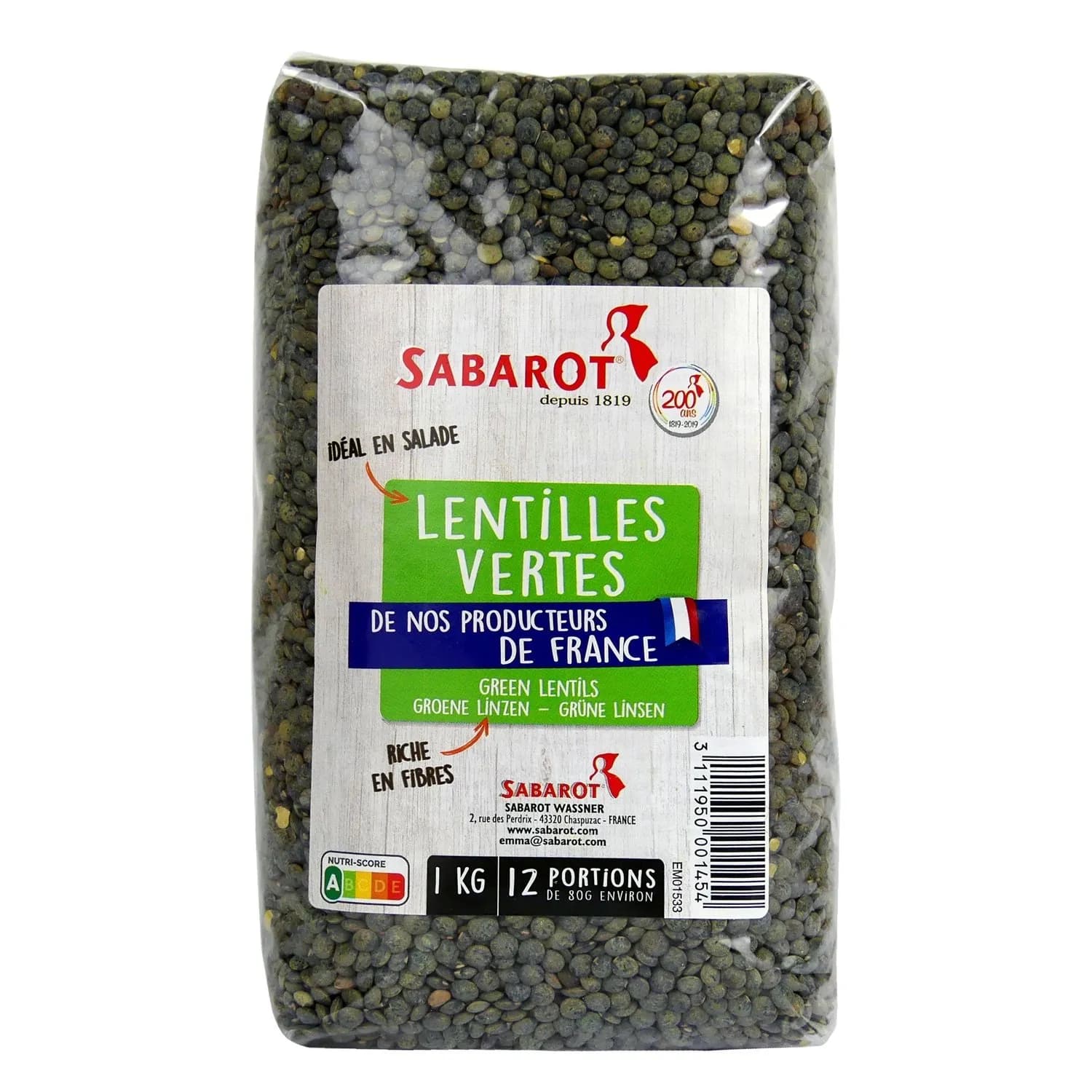 Lentille verte