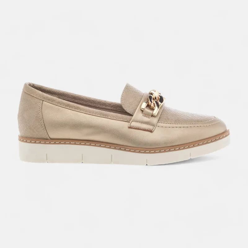 Mocassins Femme or