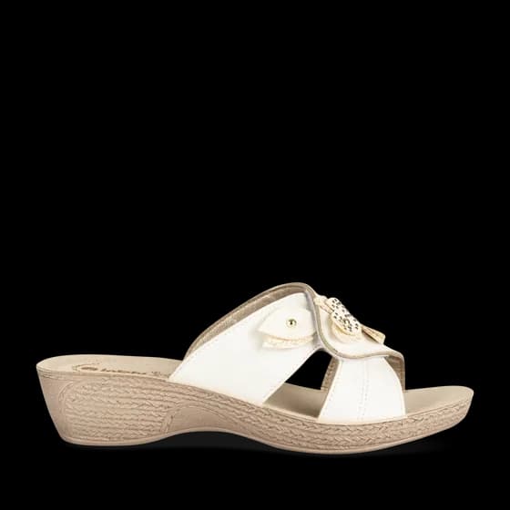 Mules BLANC INBLU