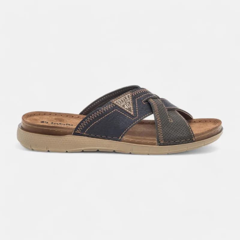 Mules Homme bleu