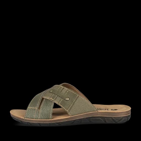 Mules KAKI INBLU