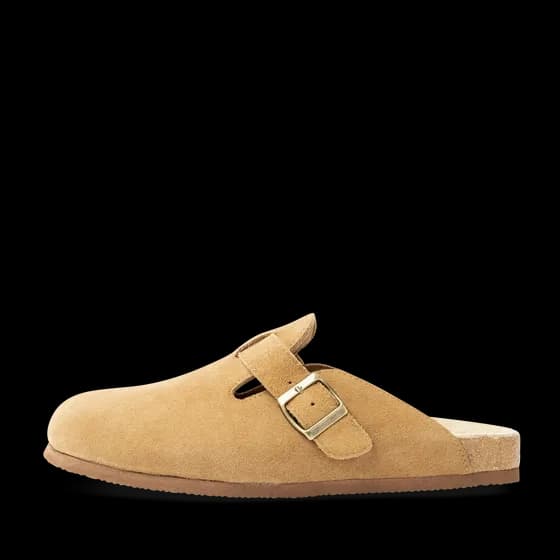 Mules MARRON CUIR SAN MARINA