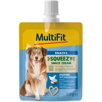 MultiFit Squeezy Snack Cream Poulet à la noix de coco