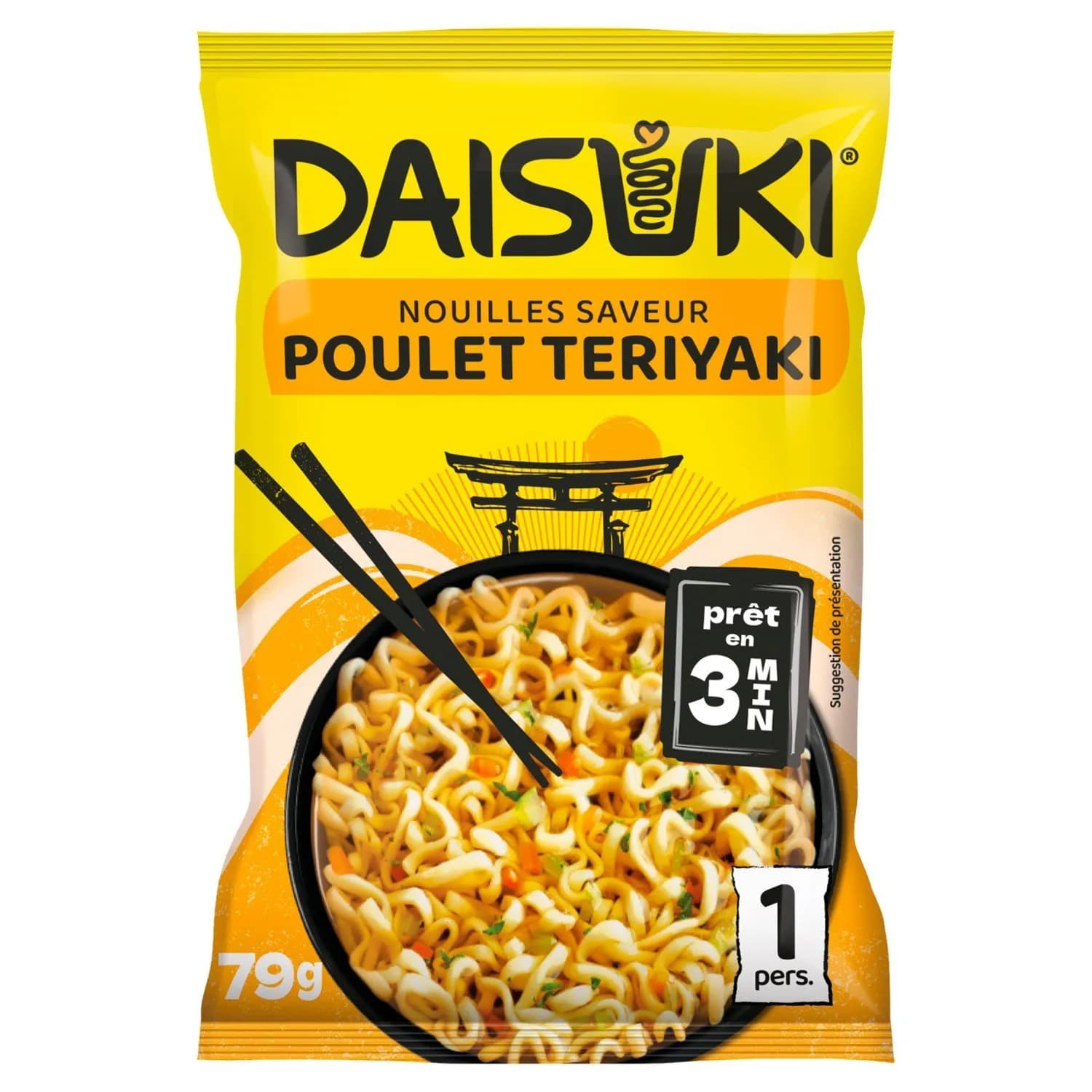Nouilles poulet teriyaki