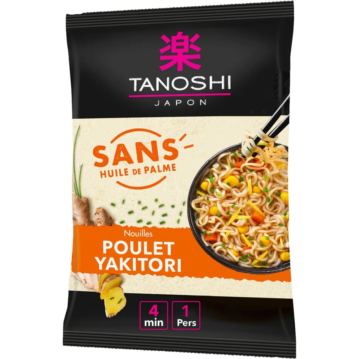 Nouilles Saveur poulet TANOSHI
