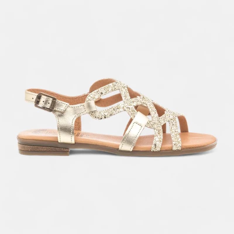 Nu-pieds Femme or