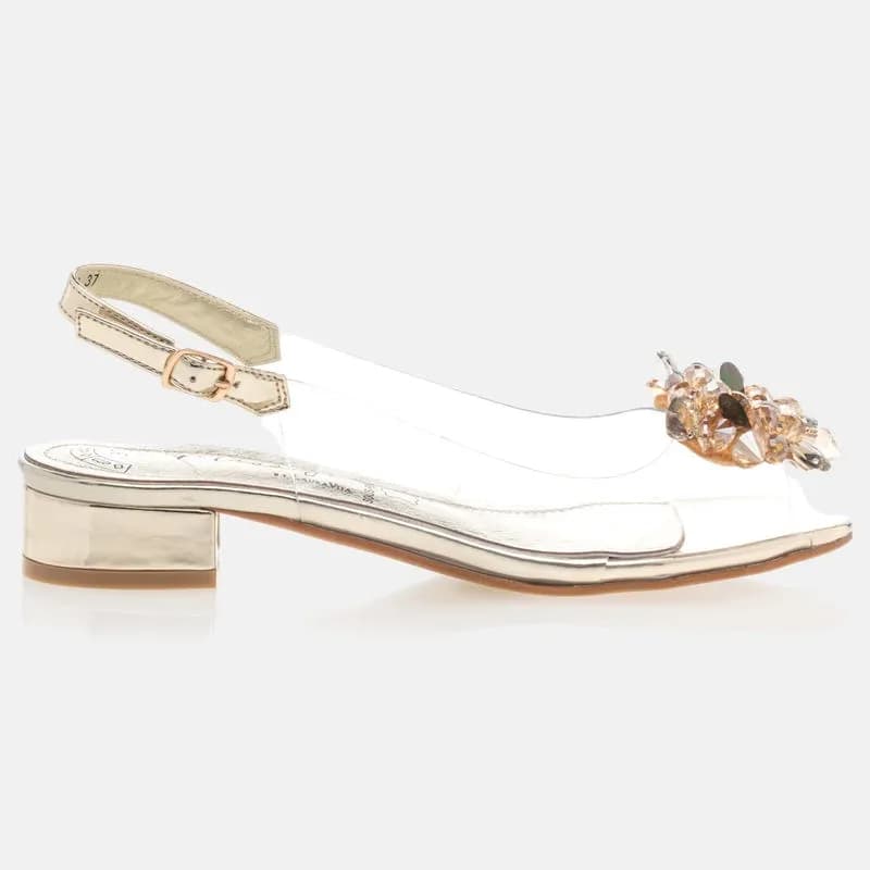 Nu-pieds Femme or