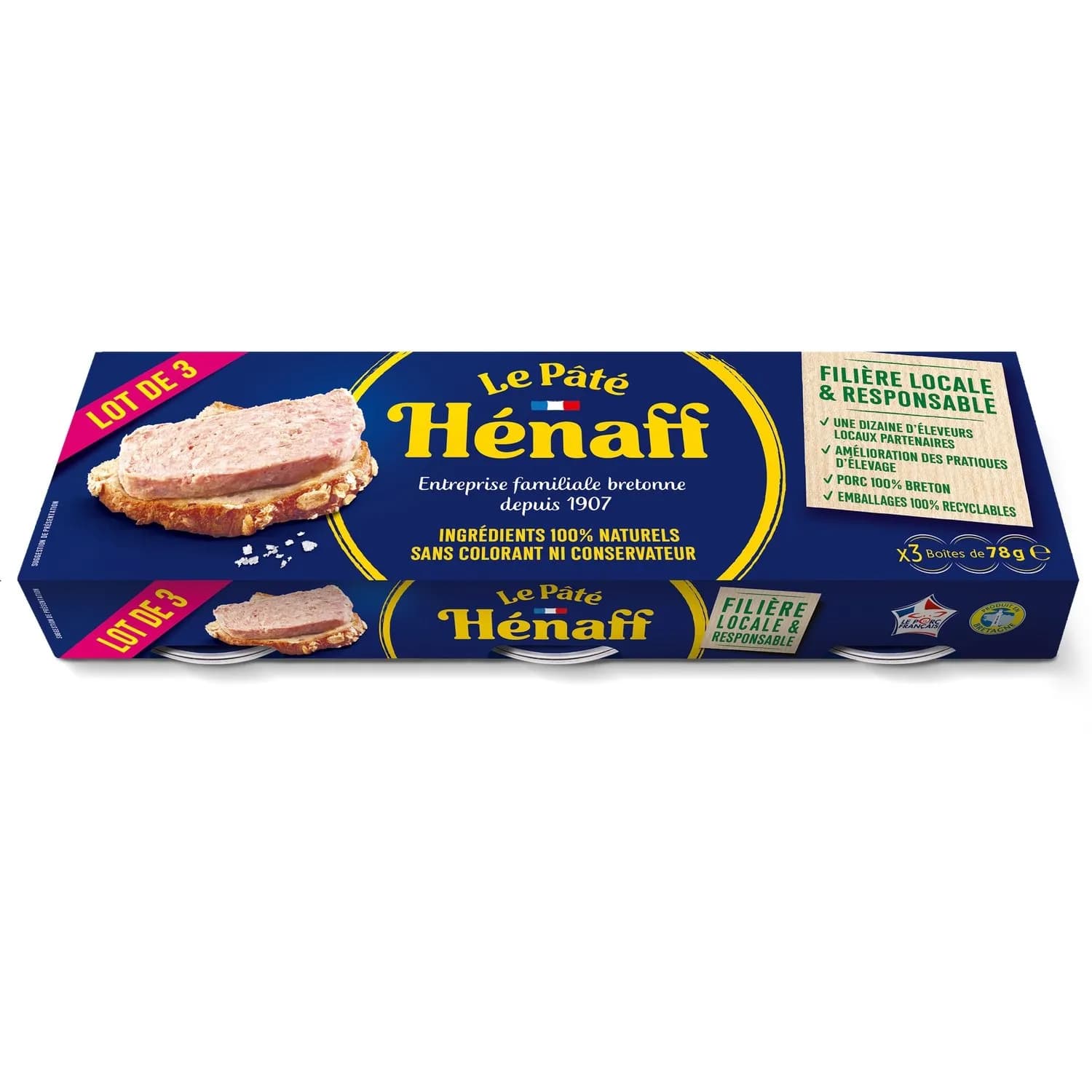 Pâté filets et jambons HENAFF