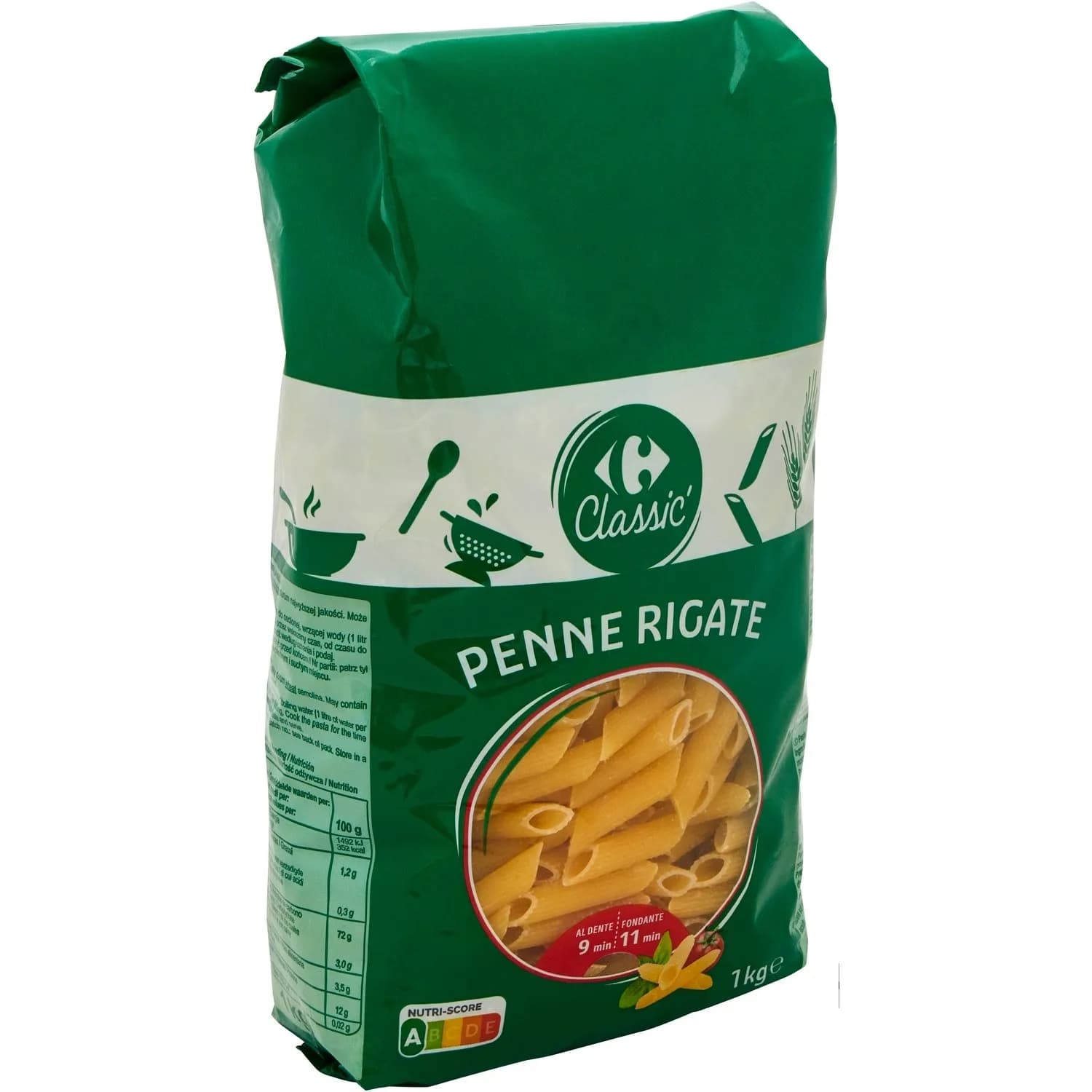 Pâtes penne rigate CARREFOUR