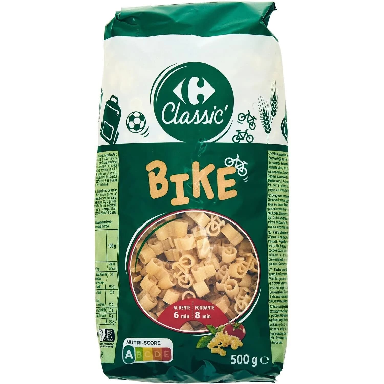 Pâtes vélo CARREFOUR CLASSIC