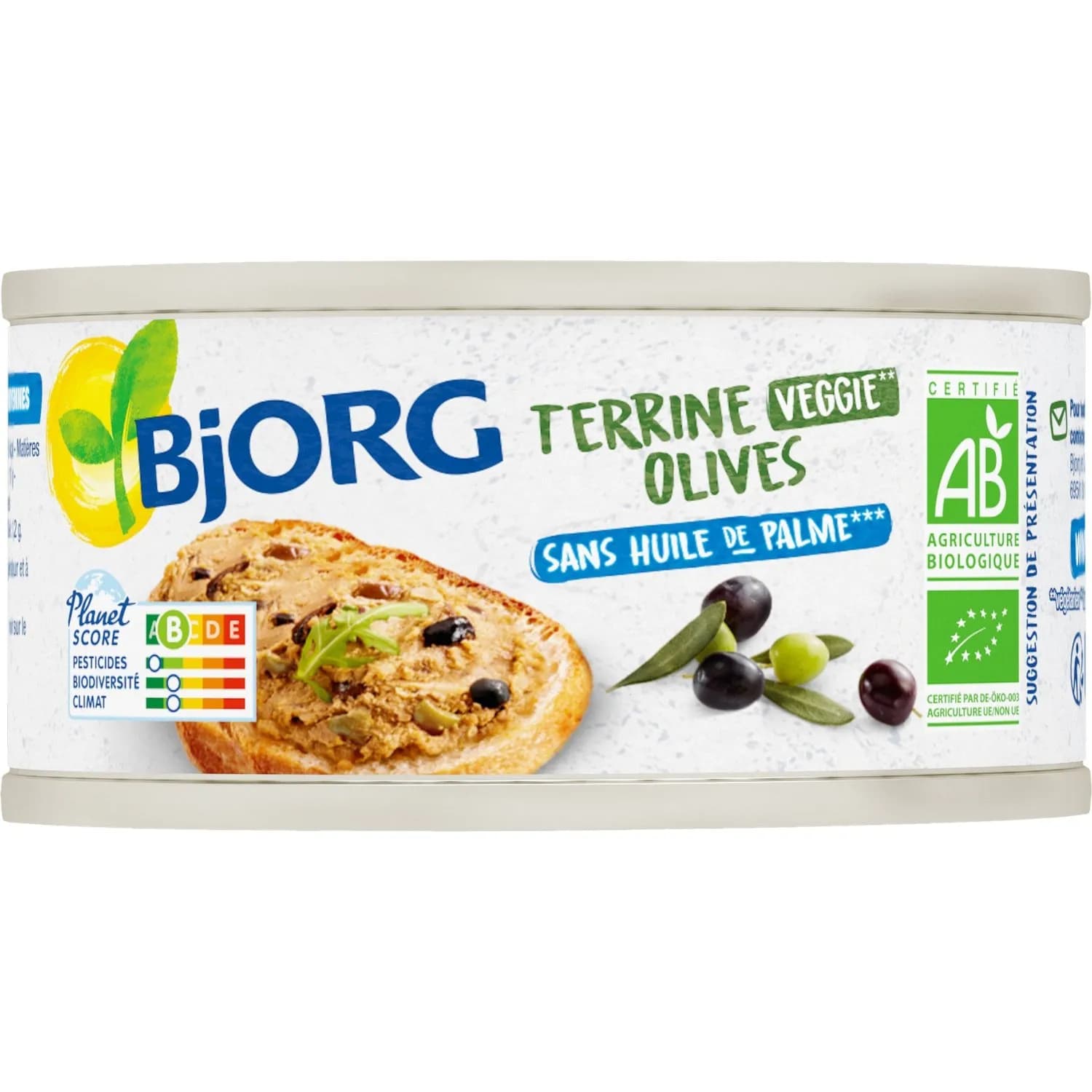 Terrine bio Olives BJORG